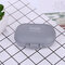Portable Four-grid Pill Box Plastic Storage Box - Gray