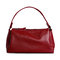 Woman PU Elegant Handbag Three Layers Tote Bags Leisure Shoulder Bag Evening Bag  - Wine Red