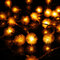 電池式4M 40LEDスノーフレークキラキラフェアリーストリングライトクリスマスアウトドアパーティー家の装飾 - 黄