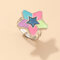 Модное смешное кольцо для настроения, единорог, бабочка, температура, эмоция, ощущение изменения цвета, кольцо - 04