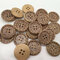 100Pcs 25mm Wooden Round Painted Buttons Knitting Sewing DIY Materials - #7