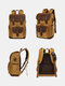 Men Genuine Leather Retro Waterproof Breathable Camera Bag Backpack - Yellow