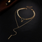 Bohemian Multilayer Necklace Star Bar Tassel Pendant Fashion Paillette Chain Necklace for Women - Gold