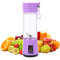 Portable Multi-Blades  Juicer Cup USB Rechargeable Blender Vegetables Fruit Milkshake Smoothie - Purple