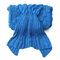 195x90cm Yarn Knitted Mermaid Tail Blanket Handmade Crochet Throw Super Soft Sofa Bed Mat - Dark Blue