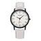 Fashion Quartz Wristwatch Muliticolor Leather Strap Round Dial Causal Watches for Women - Grey