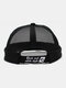 Unisex Hollow Out Mesh Breathable Fashion Outdoor Brimless Beanie Landlord Cap Skull Cap - Black