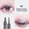 8 colores Sombra de ojos líquido nacarado Impermeable Brilho Eye Shadow Eyeliner líquido de larga duración - 02