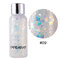 Mermaid Scales Face Body Sequins Body Milk Flash Gel Colorful Maquillage pour les yeux Polarized Eyeshadow - 09