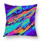 INS Style Abstract Colored Printed Short Plush Cushion Cover Home Art Decor Sofa Throw Pillow Cover - #8