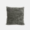 Almofada nórdica de cor sólida com textura listrada Sofá-cama Almofada de cabeceira para sala de estar - Cinzento