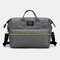 Women Canvas Casual Mummy And Kids Patchwork Backpack - Grey
