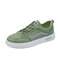 Men Ice Silk Cloth Breathable Camouflage Pattern Skate Shoes - Green