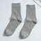 Ankle Socks Men's Socks Wild Solid Color Draw Men's Tube Socks Cotton Business Sports Socks - Light Gray