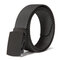 130CM Mens Casual Comfortable Nylon Dots Smooth Buckle Waist Outdoor Military Tactical Belt  - Black