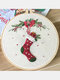 3D DIY Christmas Embroidery Kit Needlework Embroidery For Beginner Art Sewing Craft - #01