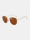 Unisex Metal Full Frame Double Bridge Polarized HD Anti-UV Sunglasses - #03
