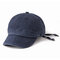 Men Women Casual Vintage Comfortable Cotton Ribbon Baseball Cap Outdoor Adjustable Sun Hat - Navy