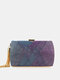 Women Satin Fashion Tassel Discoloration Beautiful Flashing Handbag Dinner Bag - Purple