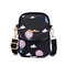 Print Nylon Casual Light 5.5inch Phone Bag Flap Shoulder Bag Hanging Crossbody Bags For Women - 03