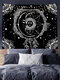 Sun Moon Mandala Patrón Tapiz Tapices para colgar en la pared Decoración para el dormitorio de la sala de estar - #03