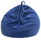 70x80cm Pinstripe Corduroy Yellow Bean Bag Chair Covers Home Living Room Indoor Big Bean Bag Covers - #5