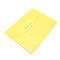 A4 Waterproof Book Paper File Folder Bag Accordion Style Design Document Rectangle School Office  - Yellow＆White