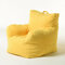 Sofá Preguiçoso Feijão Bolsa Quarto Individual Sofá Cadeira Sala de Estar Cadeira Preguiçosa Simples Moderna - Amarelo