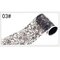 Black Lace Pattern Nail Art Transfer Foil Floral Sexy Nails Sticker DIY Star Paper Tips - #03