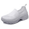 Breathable Mesh Running Wearable Casual Shoes - White