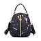 Women Travel Print Multi-Color Shoulder Bag Portable Mini Phone Bag Cloth Crossbody Bag - #06