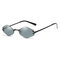 Women Vintage Hexagon Vogue Sunglasses UV400 Metal Frame Sunglasses Outdoor Travel Beach Sunglasses - Gray