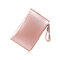 Pearlescent Laser Wallet Charm Creative Mini Coin Purse Card Holder For Women - Pink