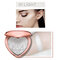 Heart Shimmer Highlighters Palette Lasting Glow Face Highlighter Powder For 3D Face Makeup - 01