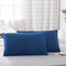 2pcs 50*76cm/50*101cm Solid Rectangle Pillow Cases for Home/Hotel Pillowcases without Pillow Core 12 Colors - Navy Blue