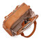 Women Two Layer Shell Chain Crossbody Bag Multifunction Solid Handbag - Brown