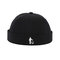 Unisex Melon Hat Summer Thin Section Hip Hop Landlord Hat Retro Leisure Street Brimless Hats  - Black