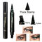Cmaadu Double Head Eyeliner Stamp Pen Black Liquid Super Cat Style Point Make Up Tools - 01
