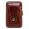 Genuine Leather Waist Bag Vintage Multi-functional Phone Bag Crossbody Bag For Men - #1