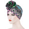 Women's Headscarf Hat Beanie Suit Flower Hooded Hat - #06