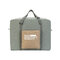 Travel Folding Handbags Clothing Storage Large Capacity Luggage Bag  - Light Grey