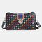 Women Genuine Leather Patchwork Phone Bag Crossbody Bags - #01