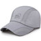 Men Breathable Quick-drying Mesh Baseball Cap Comfortable Outdoor Casual Net Sun Hat - Grey