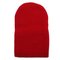 Unisex Beanie Knit Ski Cap Hip-Hop  Candy Color Winter Warm Wool Hat  - Wine Red
