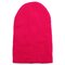 Unisex Beanie Knit Ski Cap Hip-Hop  Candy Color Winter Warm Wool Hat  - Rose Red