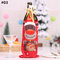  Table Decor Dinner Party Red Wine Christmas Santa Tree Bottle Cover Bag Sets Bottle - #03
