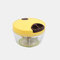 Mutlifunction Manual Fruit Vegetable Cutter Meat Grinder Kitchen Chopper Food Mixers Gadgets - Yellow