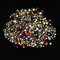 1200Pcs Nail Art Decoration Rhinestones Stud Colorful Shiny Clear Crystal  - 02