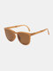 Men Retro Fashion Outdoor UV Protection Oval-shaped Sunglasses - #03