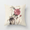 New Print Woman Flower Head Avatar Pillowcase Home Sofa Office Cushion Cover - #4